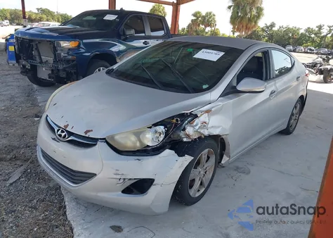 2012 Hyundai Elantra Gls из США, поврежденный, VIN 5NPDH4AE4CH069857